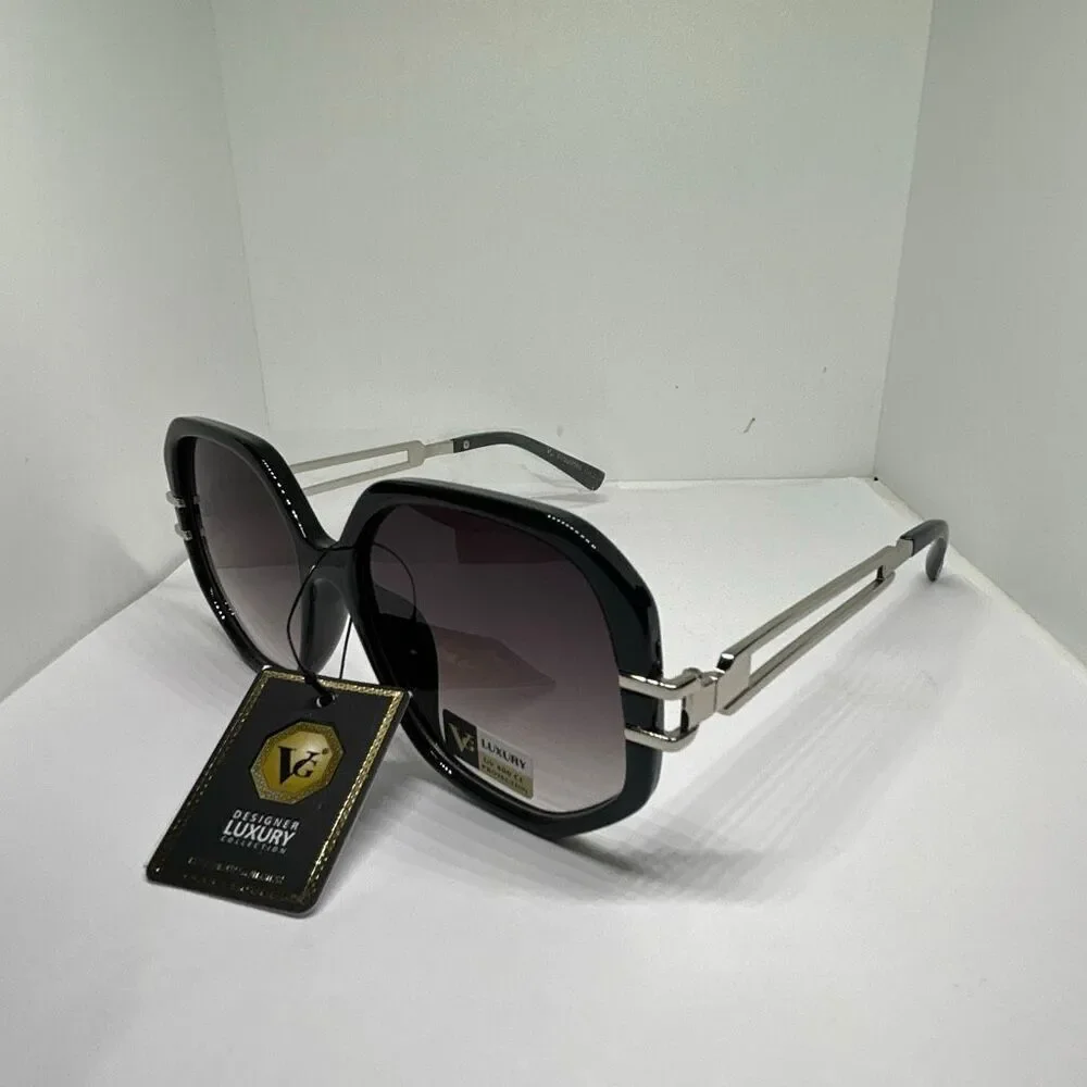 VG Designer Luxury Square Sunglasses NWT UV400 Protection